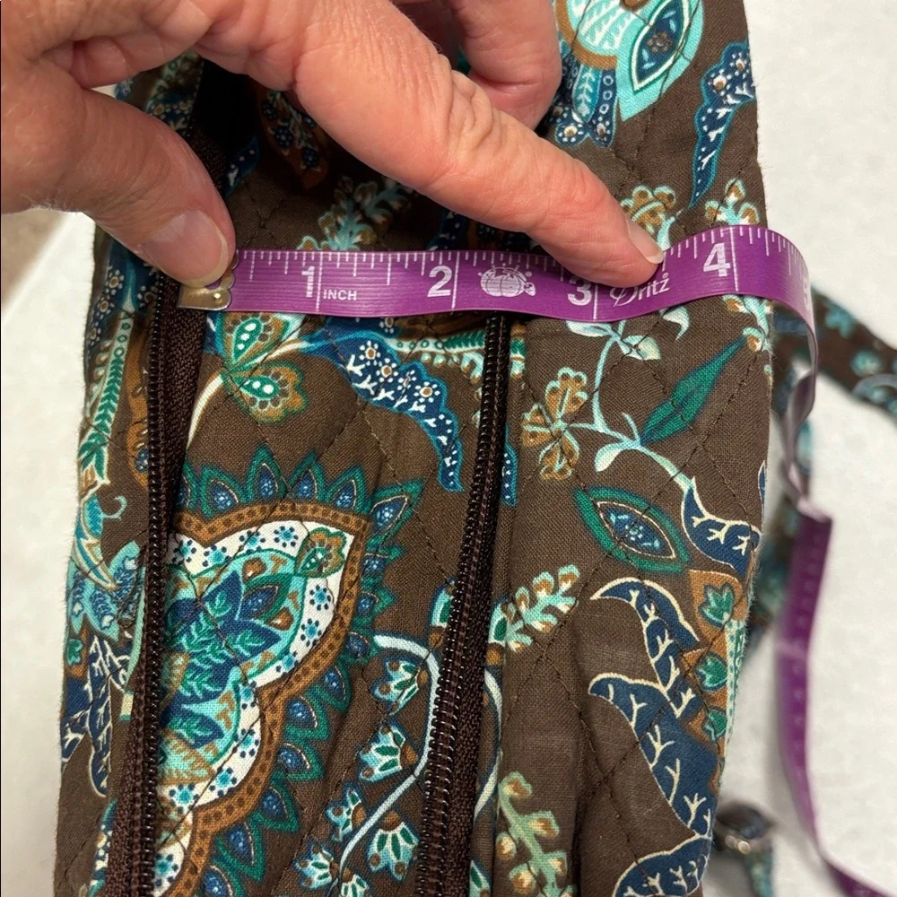 Vera Bradley Floral Brown and aqua Women's computer laptop Bag